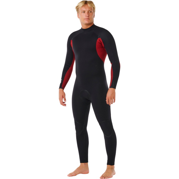 2026 Rip Curl Mens Trad 4/3mm Back Zip Wetsuit 18CMFS - Black